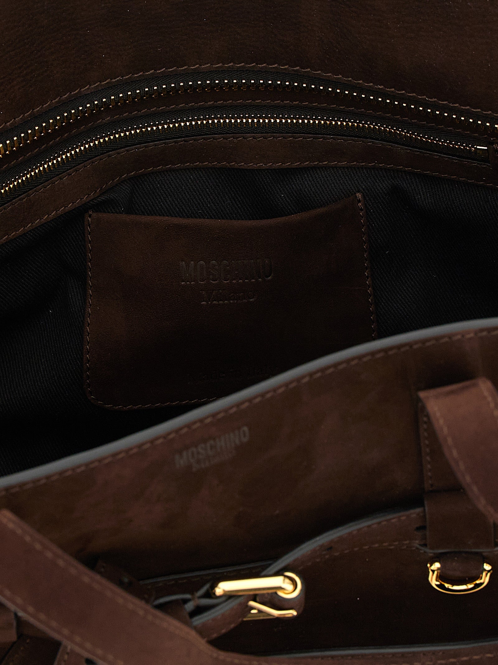 Brown Calfskin Tie Me Handbag