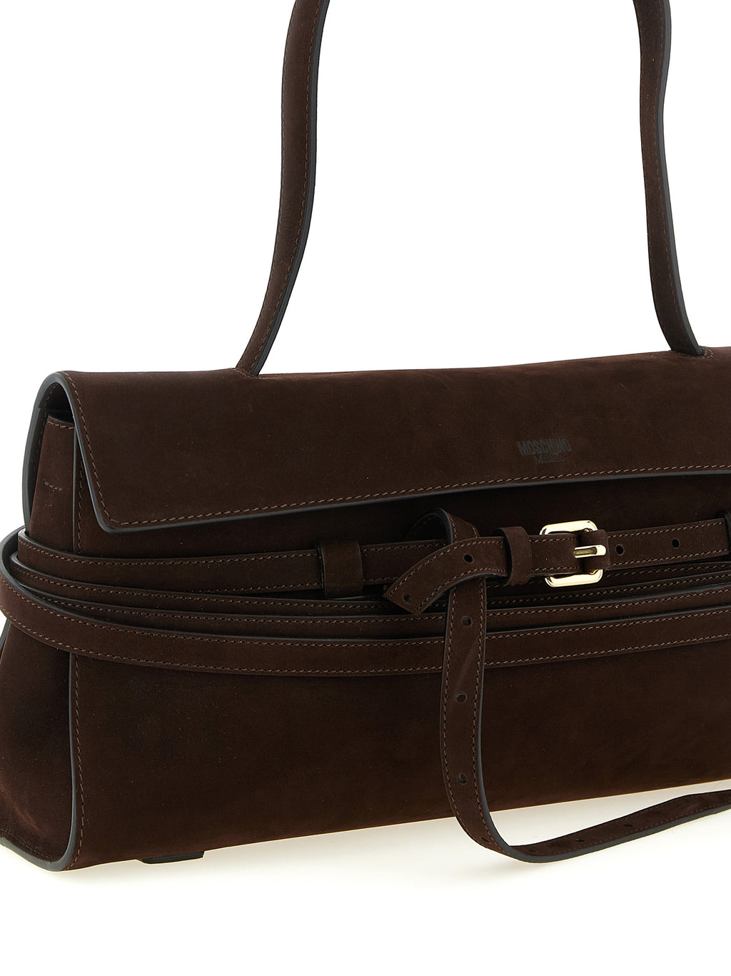 Calfskin Tie Me Shoulder Bag