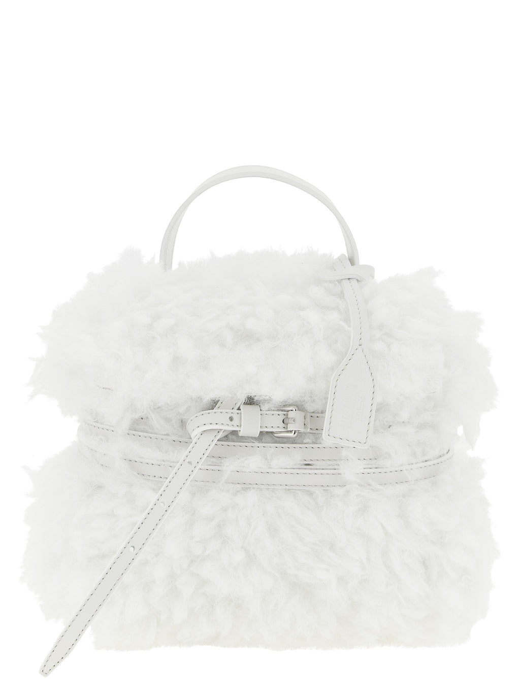 White Tie Me Small Handbag