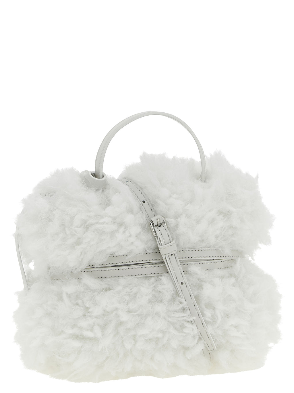 White Tie Me Small Handbag