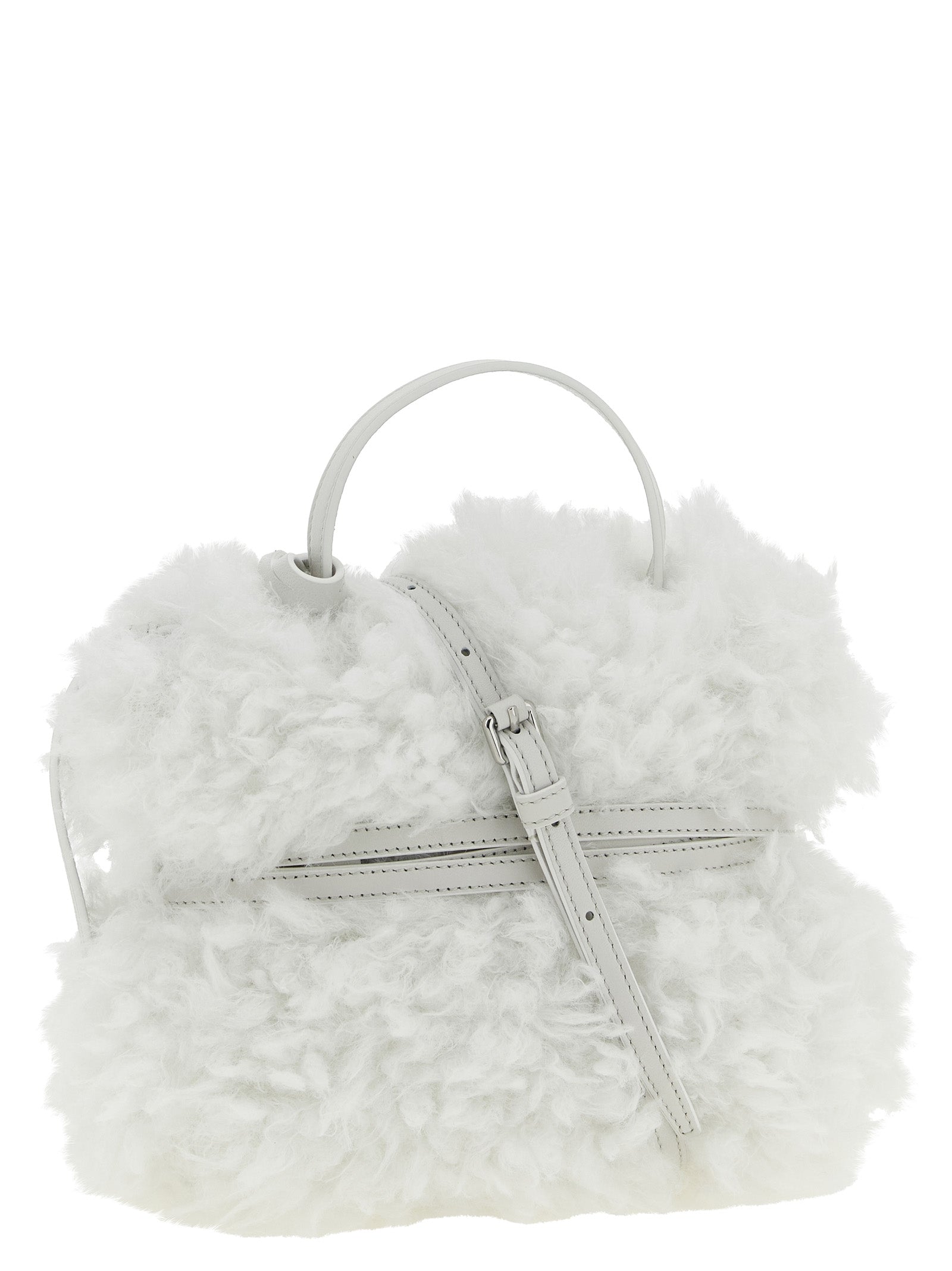 White Tie Me Small Handbag
