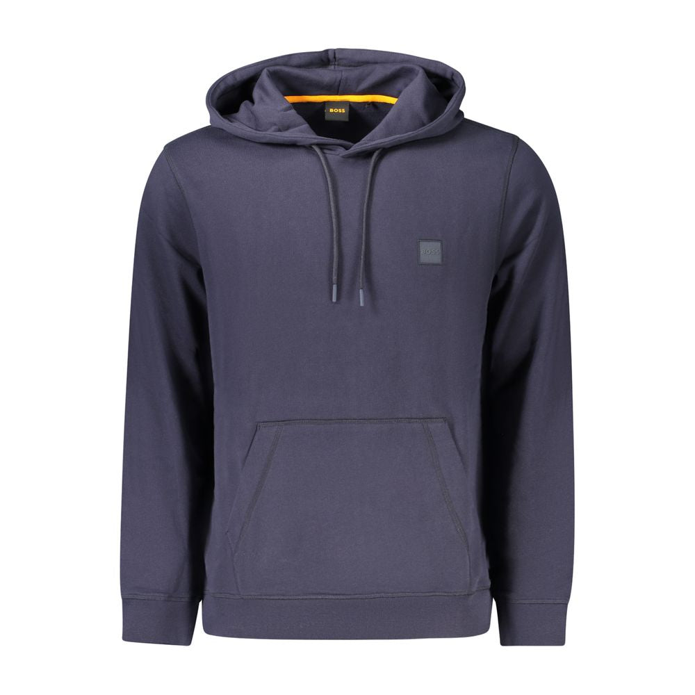 Blue Cotton Hoodie