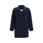 Wool‑Cashmere Double‑Breasted Jacket
