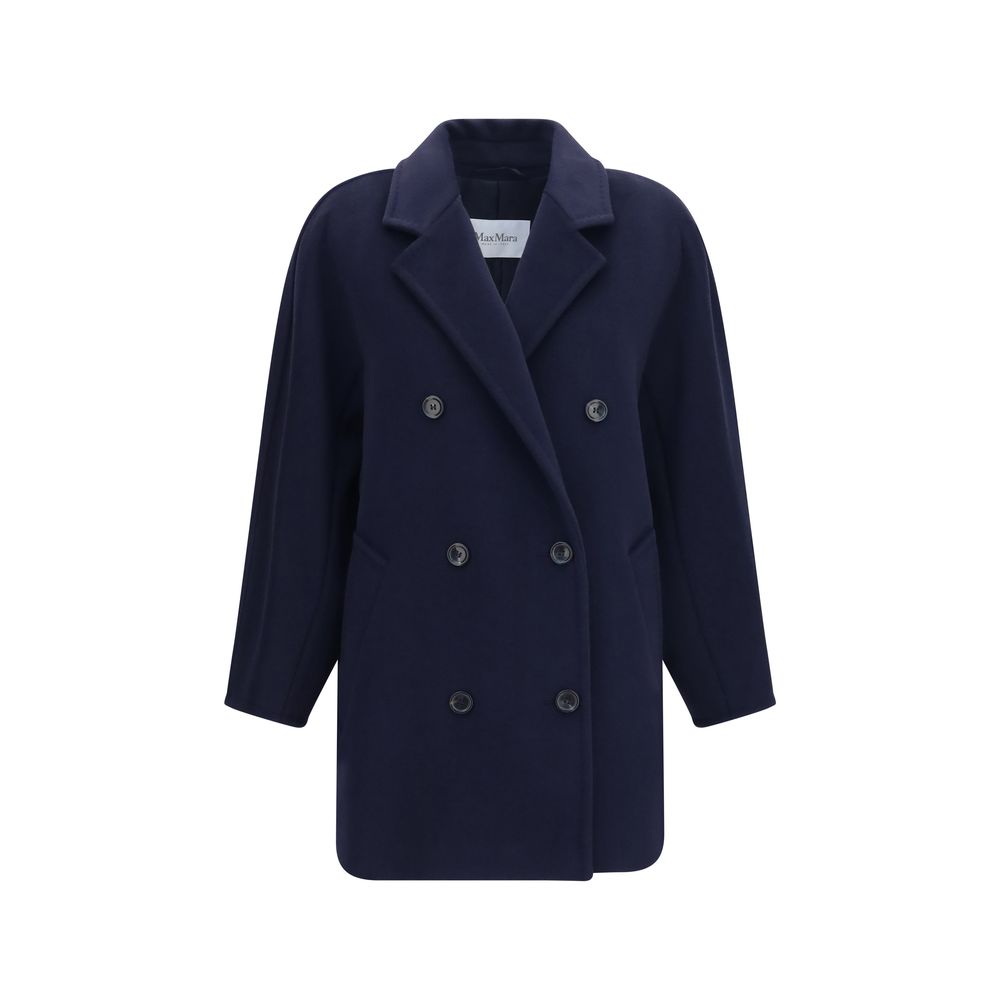 Wool‑Cashmere Double‑Breasted Jacket