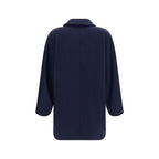 Wool‑Cashmere Double‑Breasted Jacket