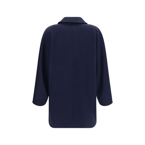 Wool‑Cashmere Double‑Breasted Jacket