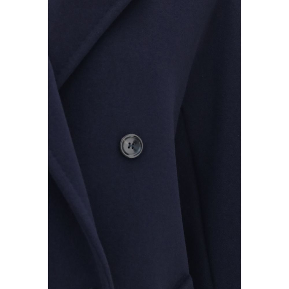 Wool‑Cashmere Double‑Breasted Jacket