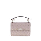 Lamb Leather Rockstud Spike Handbag