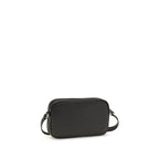 Black Calfskin Shoulder Bag