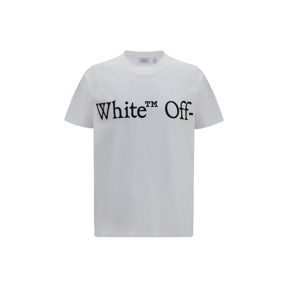 White Cotton Bookish Scarf T-Shirt