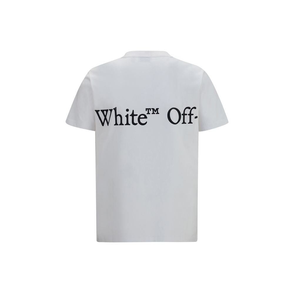 White Cotton Bookish Scarf T-Shirt