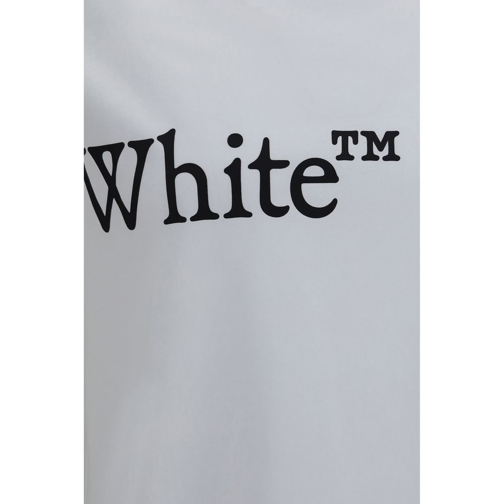 White Cotton Bookish Scarf T-Shirt