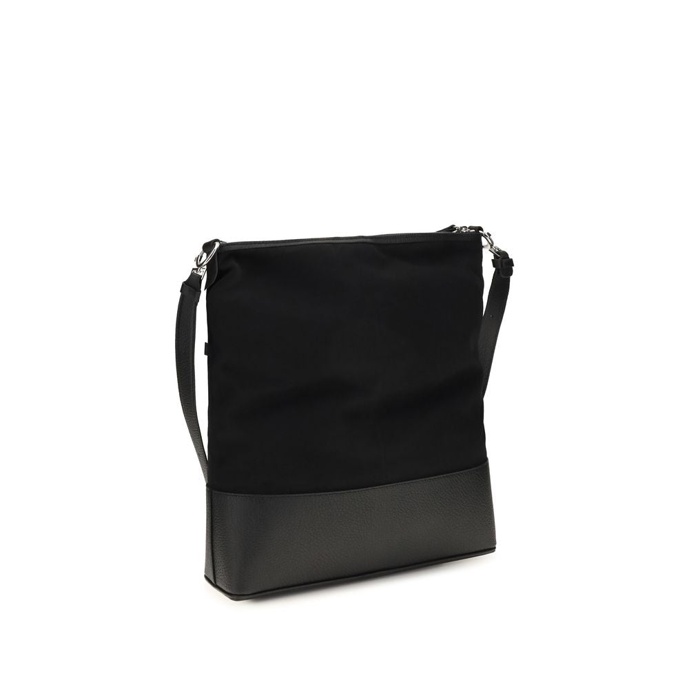 Medium Calf Leather Hobo Shoulder Bag