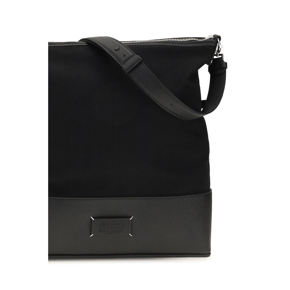 Medium Calf Leather Hobo Shoulder Bag