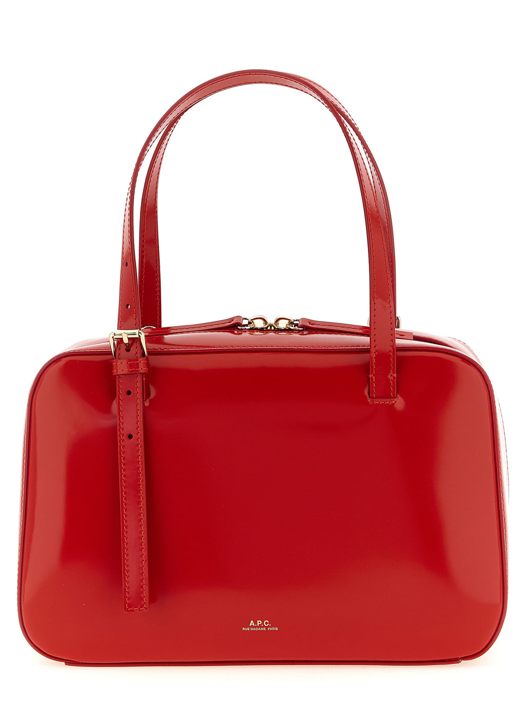 Red Cow Leather Virginie Box Handbag