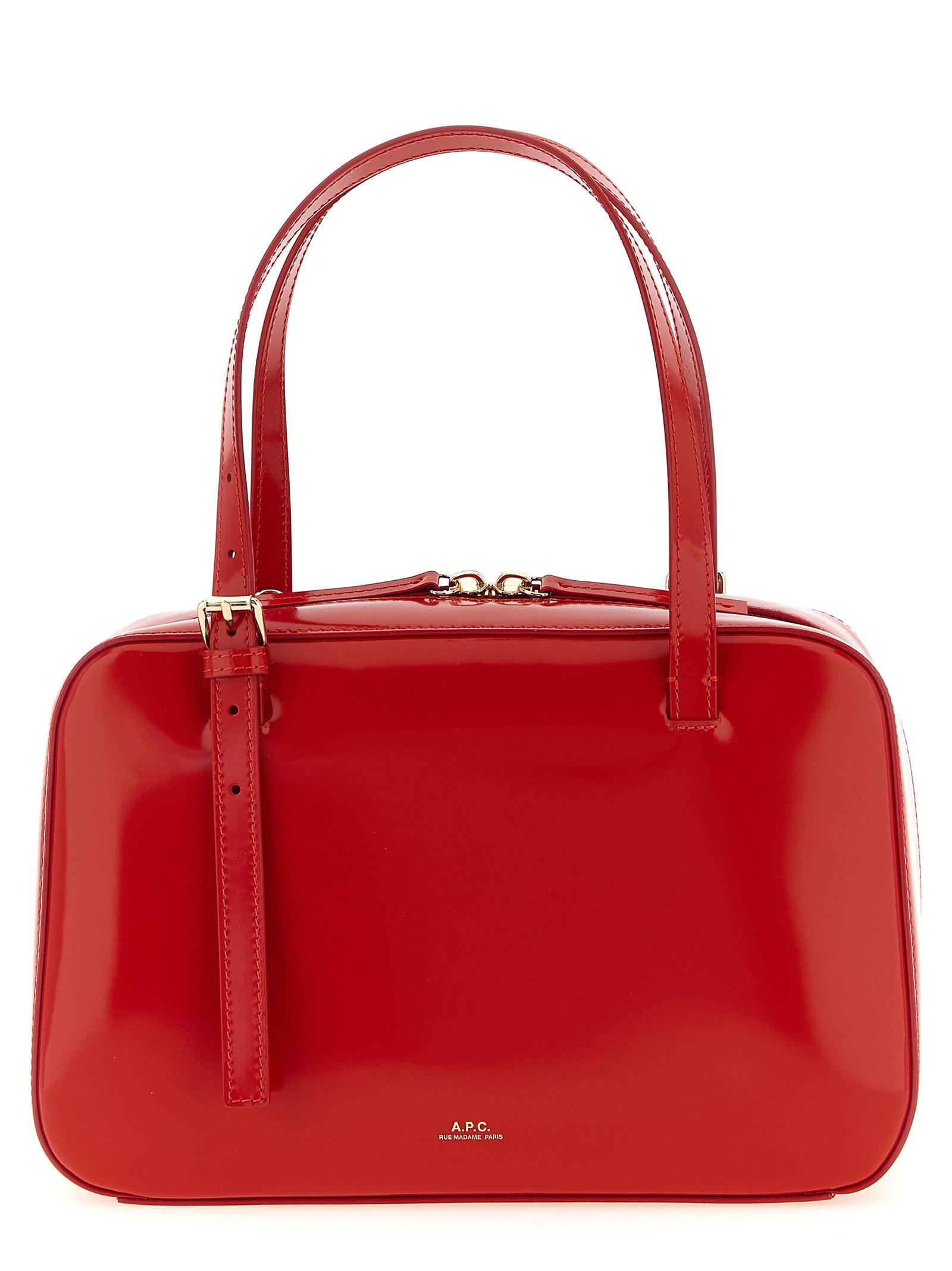 Red Cow Leather Virginie Box Handbag