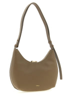 Beige Calfskin Goccia S Shoulder Bag