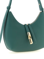 Goccia S Green Calfskin Shoulder Bag