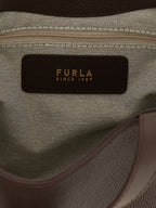 Brown Calfskin Goccia S Tote Bag