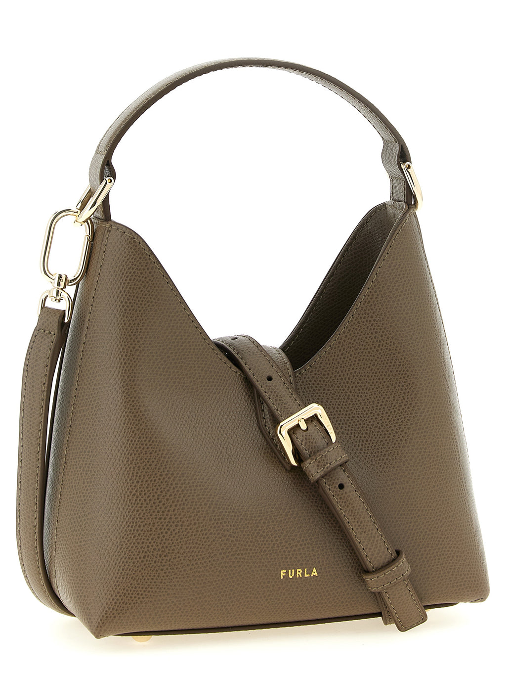 Iride Green Calfskin Mini Hobo Bag
