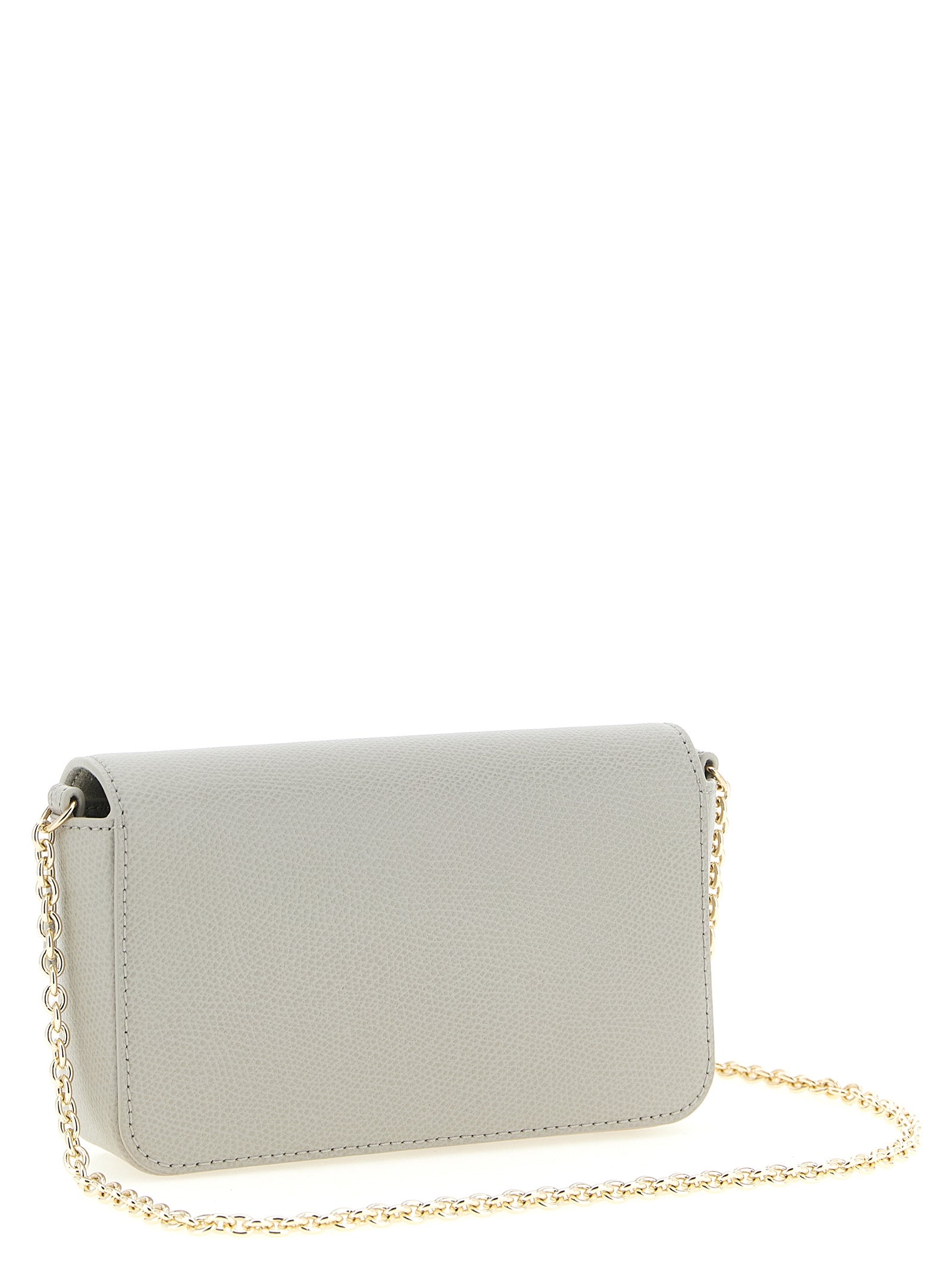 Gray Calfskin 1927 Mini Crossbody Bag