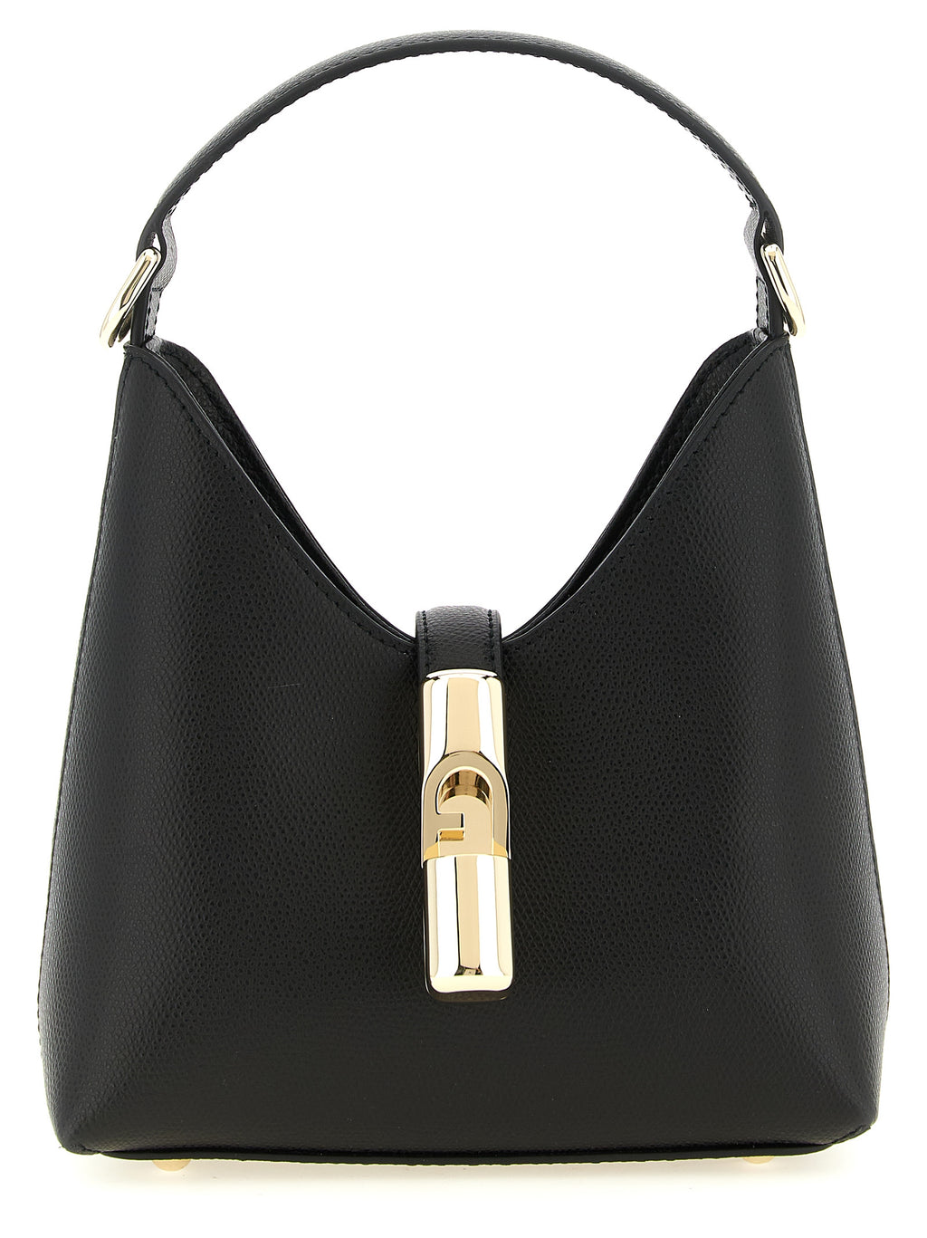 Mini Black Calfskin Iride Handbag