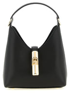 Mini Black Calfskin Iride Handbag