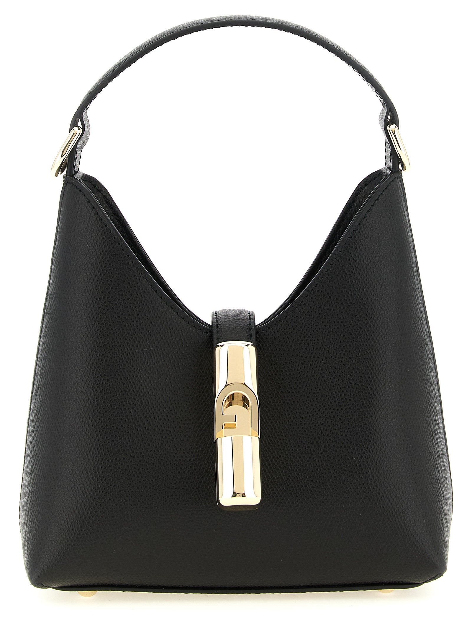Mini Black Calfskin Iride Handbag