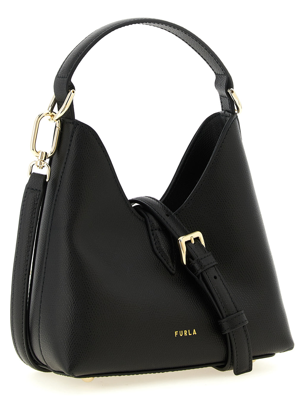 Mini Black Calfskin Iride Handbag