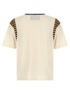 Panther Multicolor Cotton & Linen T-Shirt