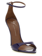 Intriigo Strap Patent Calfskin Stiletto Heel Sandals