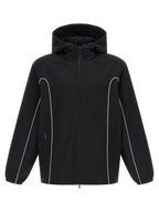 Black J‑Hives‑Wrd Polyamide Hooded Jacket