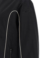 Black J‑Hives‑Wrd Polyamide Hooded Jacket