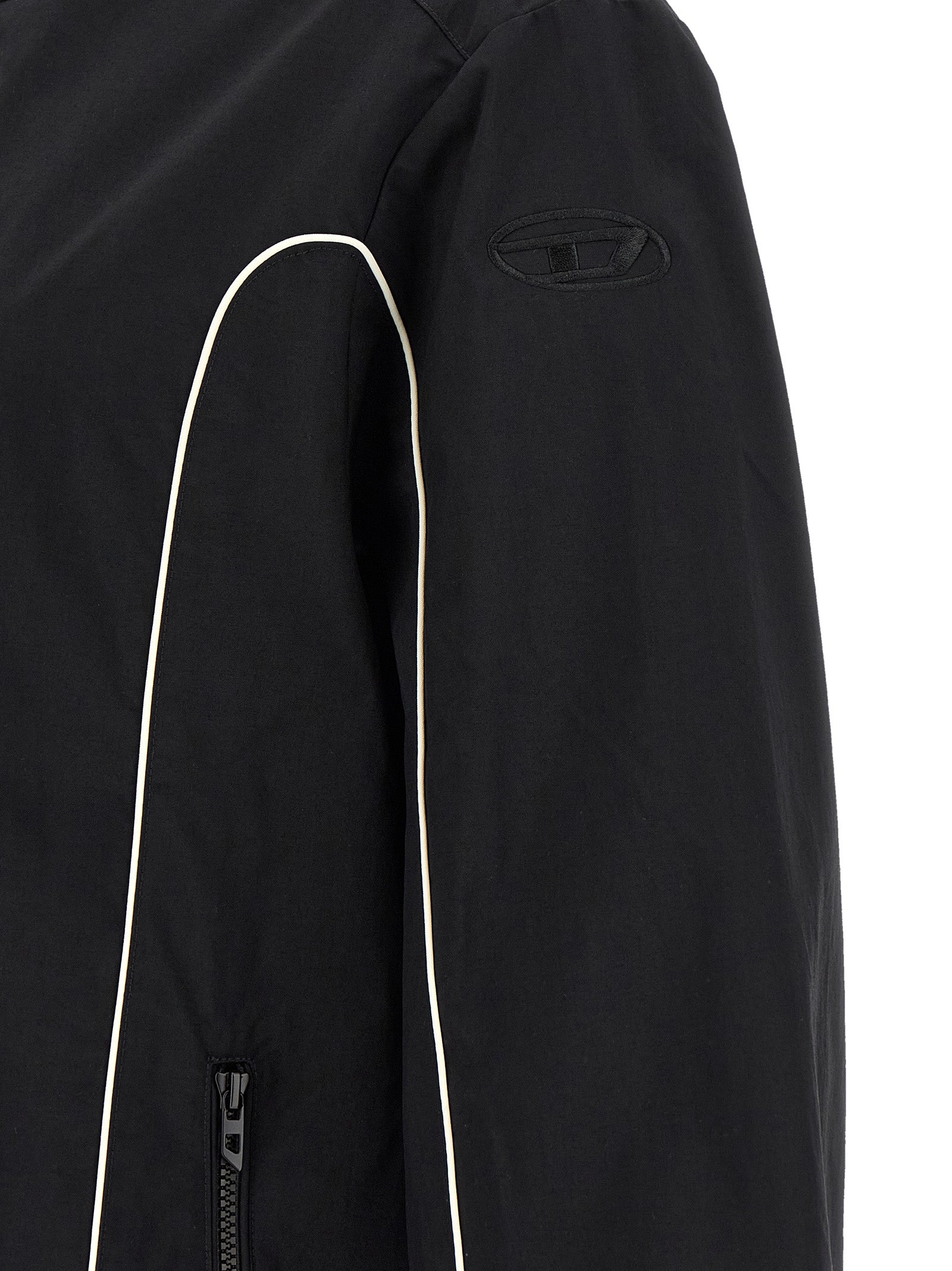 Black J‑Hives‑Wrd Polyamide Hooded Jacket