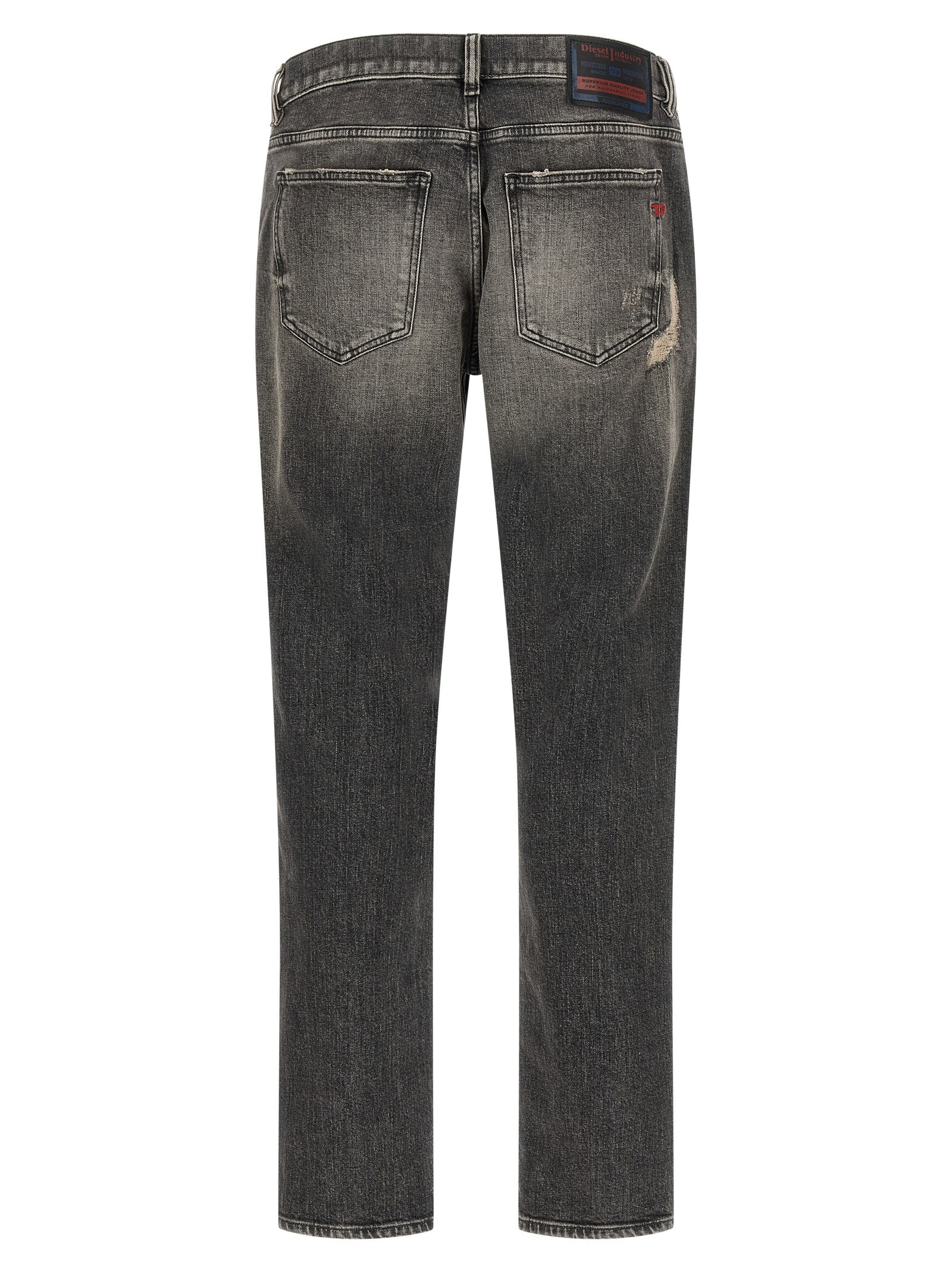 D-Strukt Gray Cotton Skinny Jeans