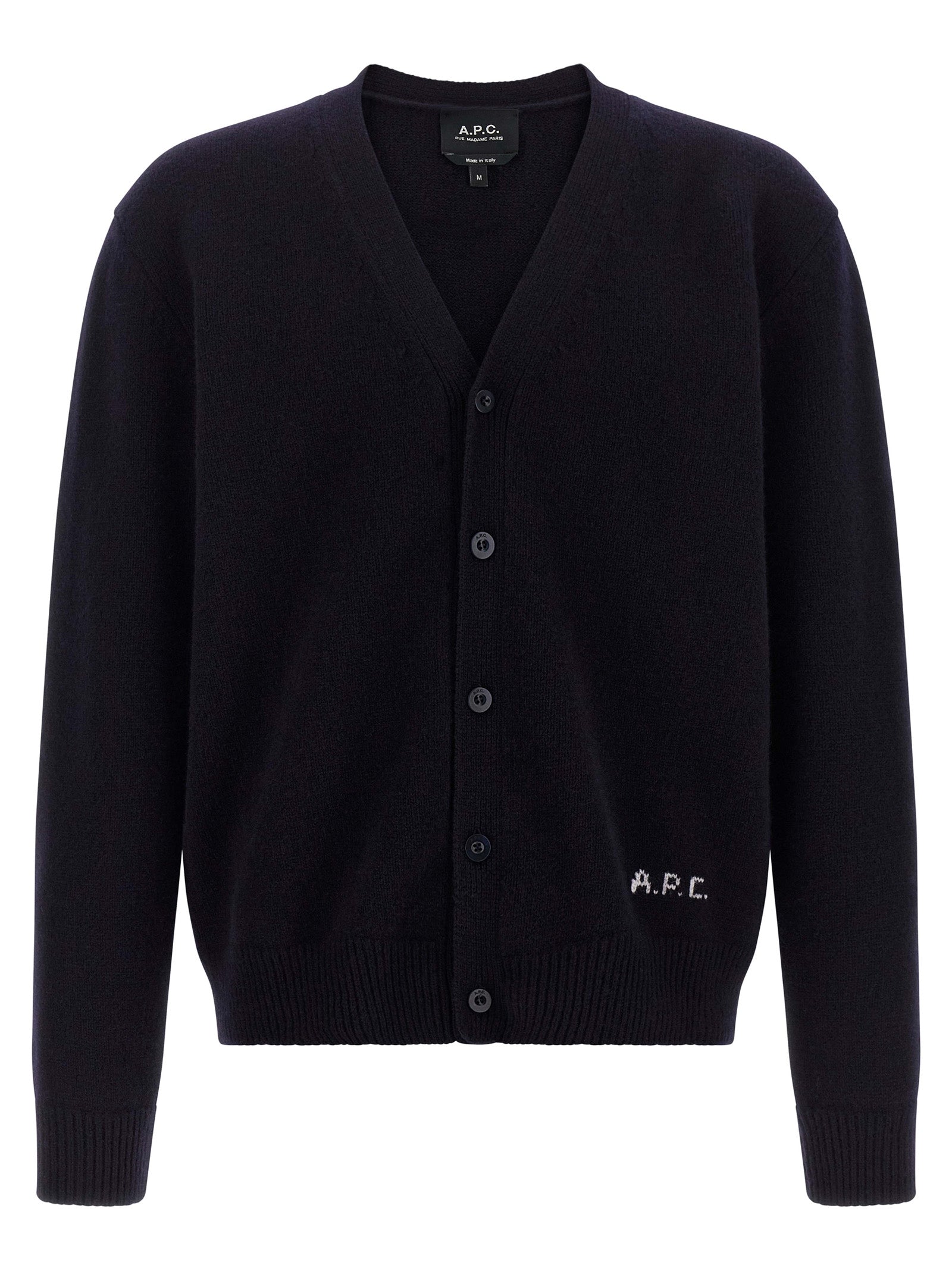 Kevin Midnight Blue Wool Cardigan