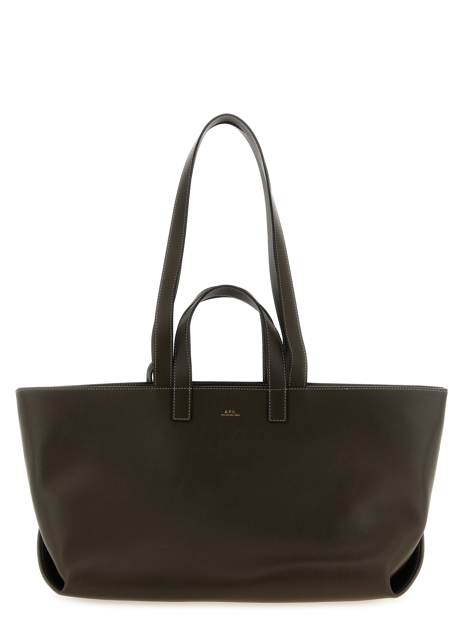 Brown Cowhide Le Drummer Tote