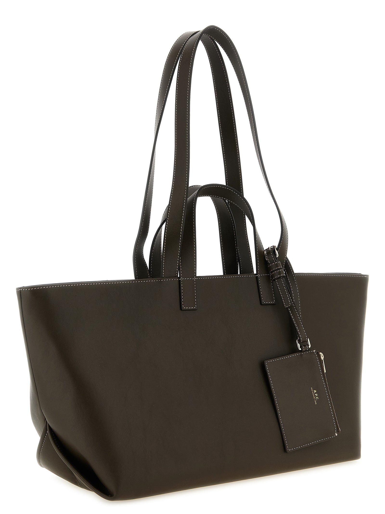 Brown Cowhide Le Drummer Tote