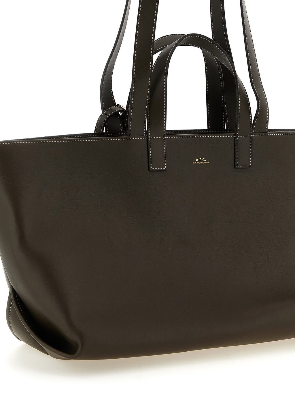 Brown Cowhide Le Drummer Tote