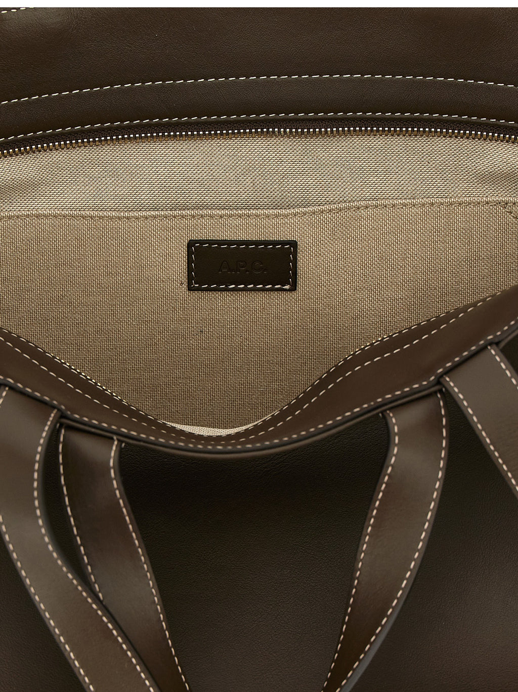 Brown Cowhide Le Drummer Tote