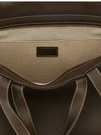 Brown Cowhide Le Drummer Tote
