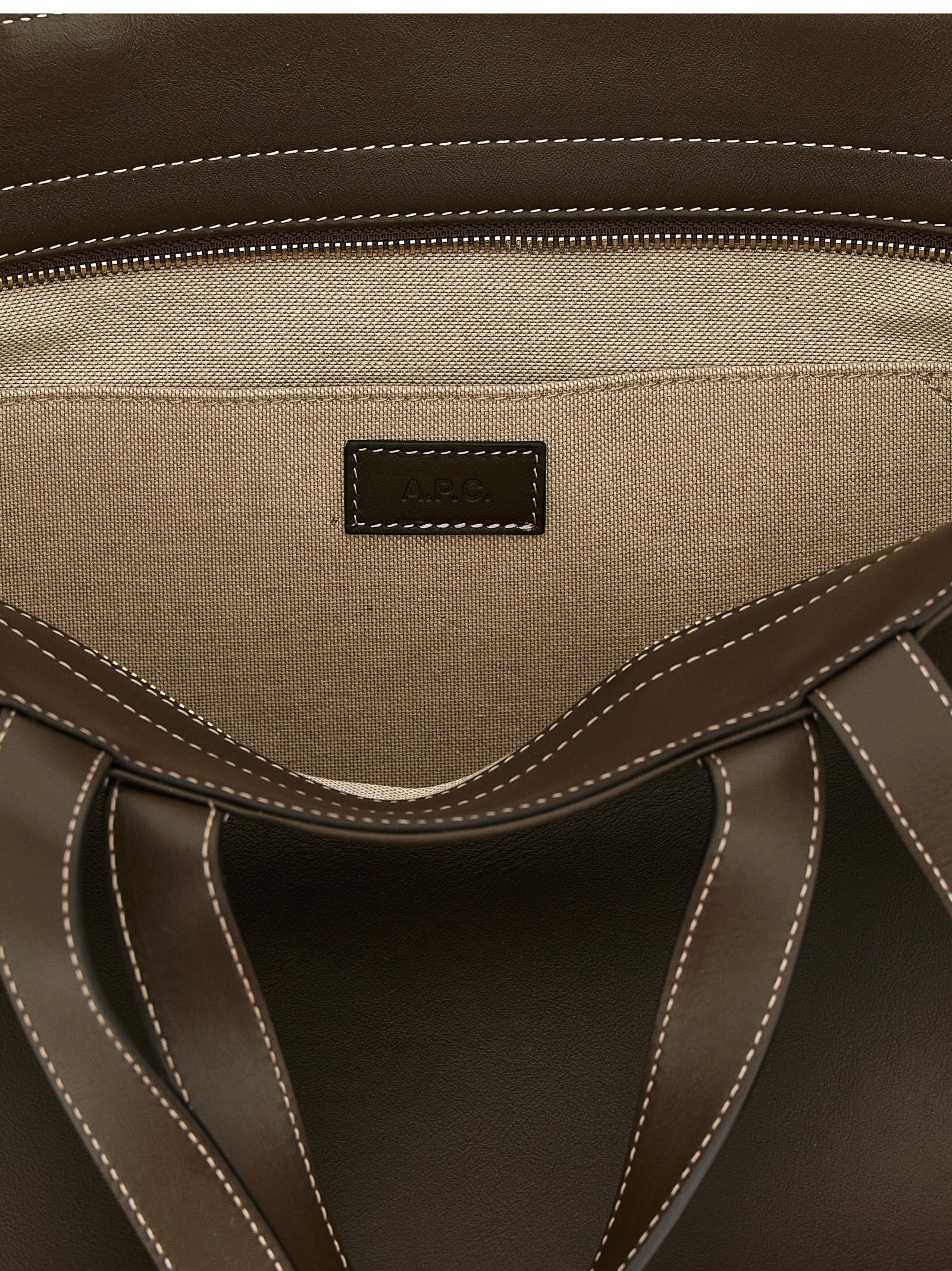 Brown Cowhide Le Drummer Tote