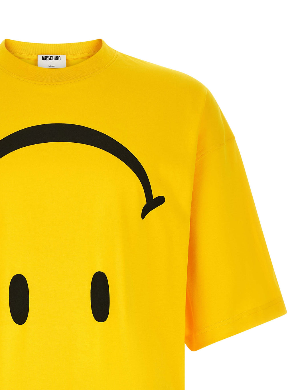 Oversized Smiley® Yellow Cotton T-Shirt