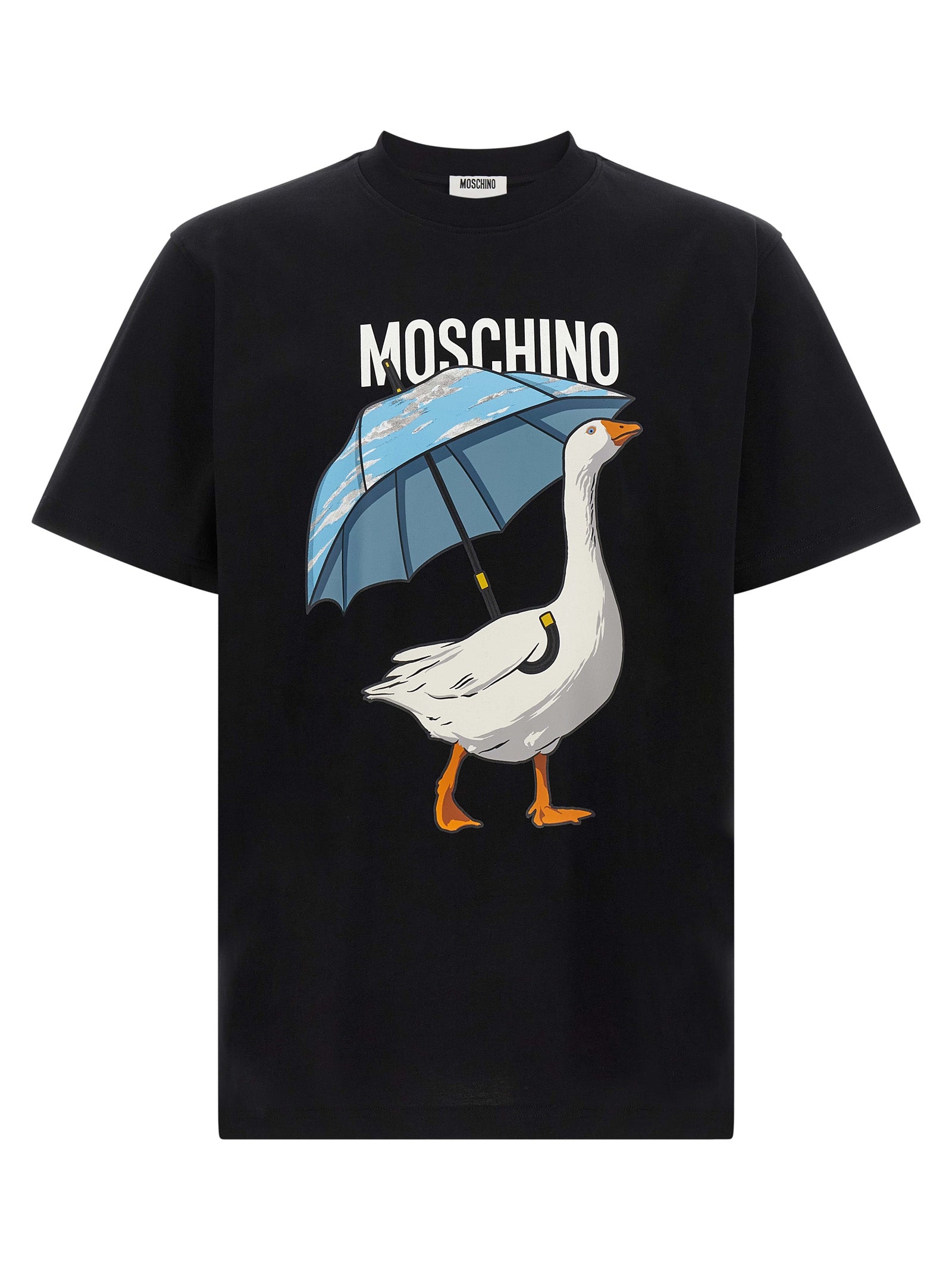 Black Cotton Goose T-Shirt