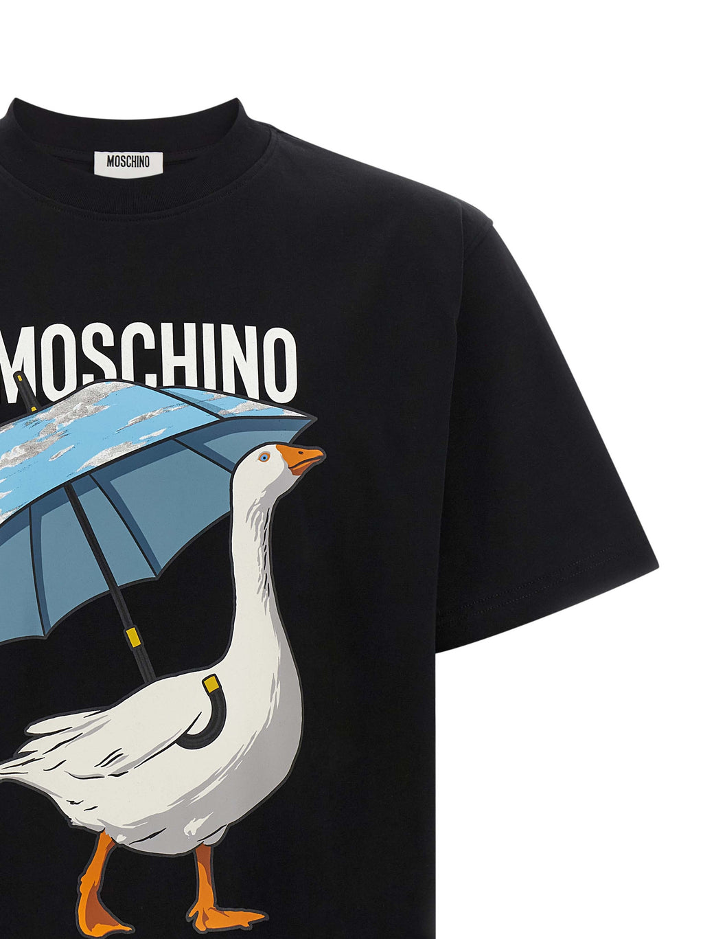 Black Cotton Goose T-Shirt