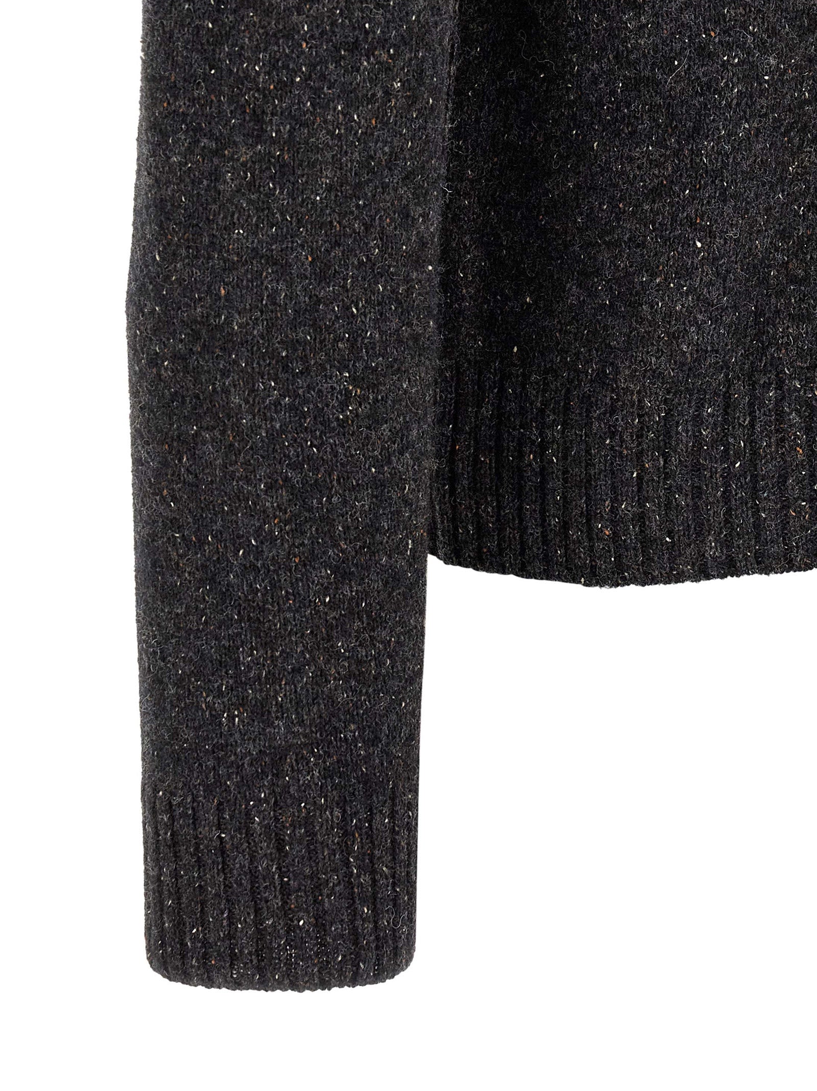 Wool-Blend Donegal Cardigan