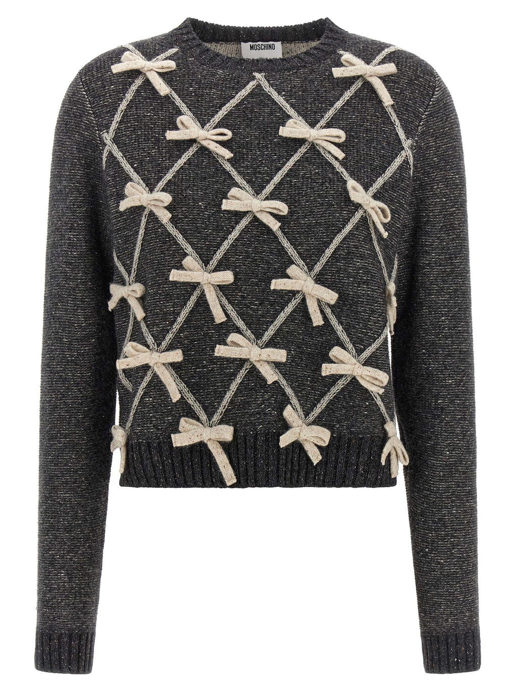 Gray Wool Silk Cardigan