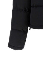 Black Polyamide Smiley Bomber