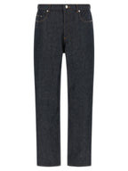 Japanese Denim Fairfax Low‑Rise Wide‑Leg Jeans