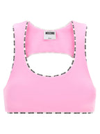 Pink Polyamide Sport Bra